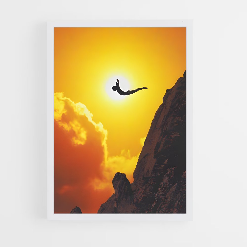 Poster Le Saut de La Quebrada – affiche Plongeon de falaise (vue 3)